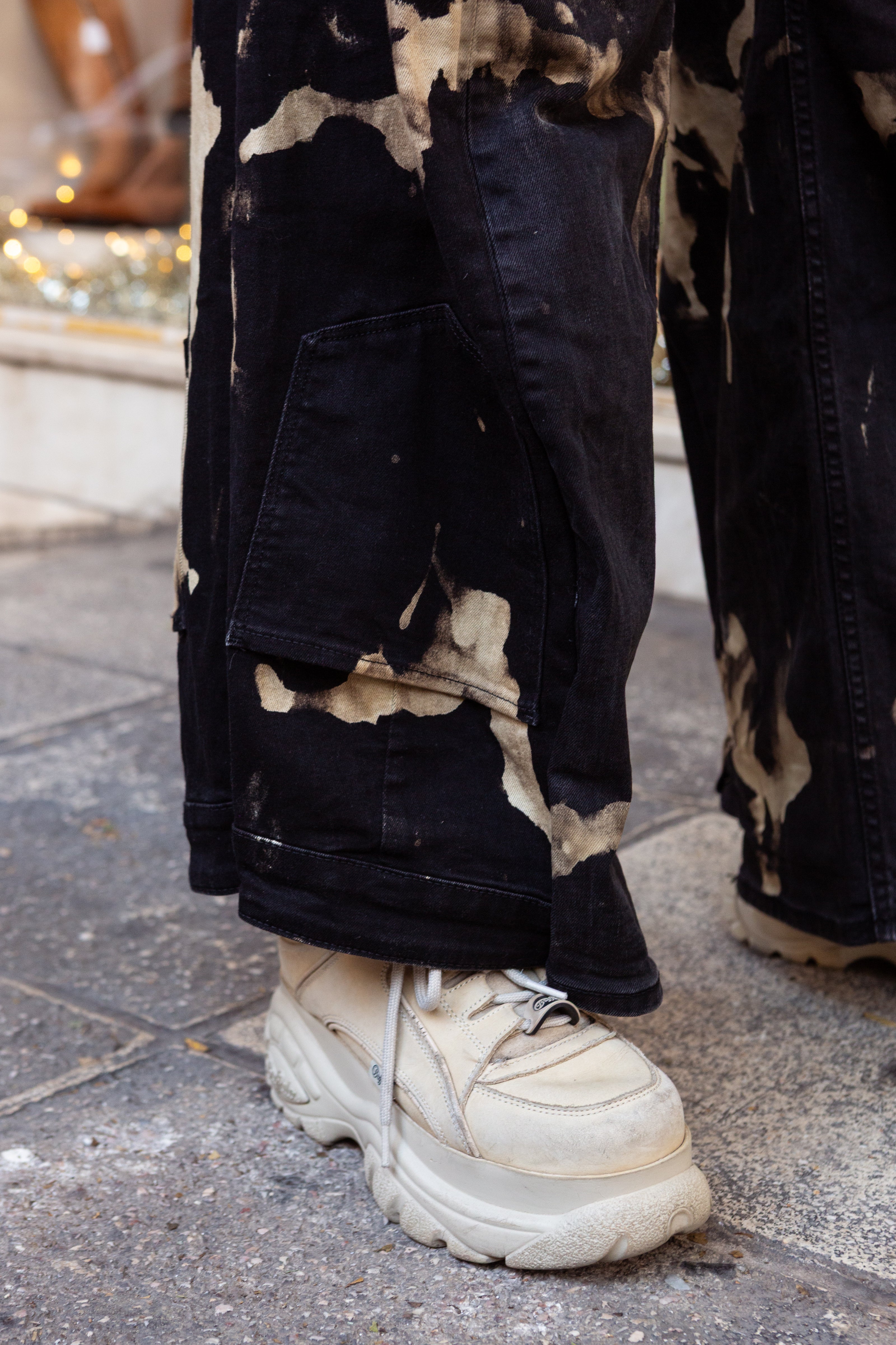 Thoughts reworked syper hot baggy up-cycled jeans (EU40)