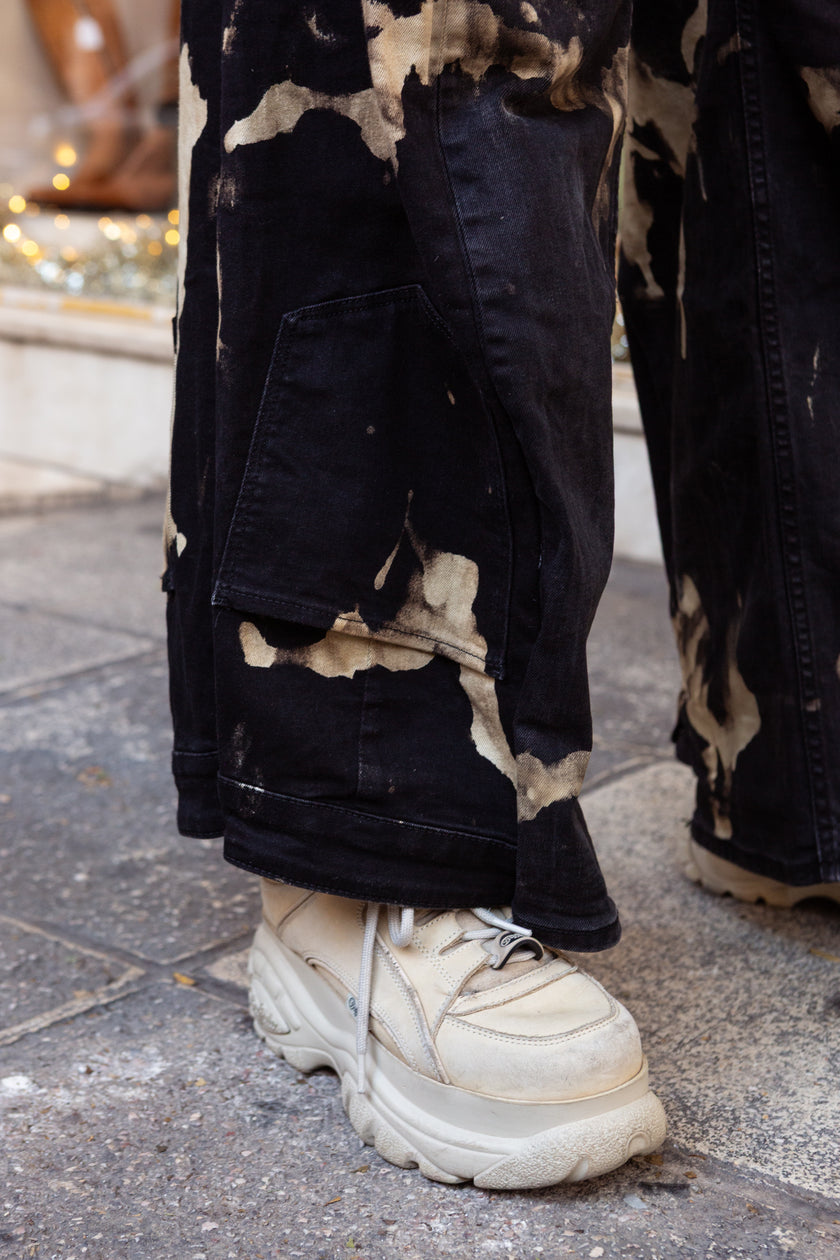 Thoughts reworked syper hot baggy up-cycled jeans (EU40)