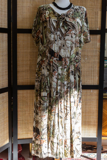 Beautiful funky patterned maxi dress