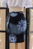 Super cute funky patterned wrap skirt