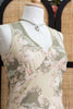 Vintage floral mesh top