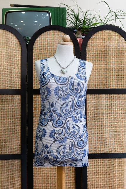 Super cute funky patterned rushed mini dress