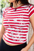 Super hot deadstock striped top