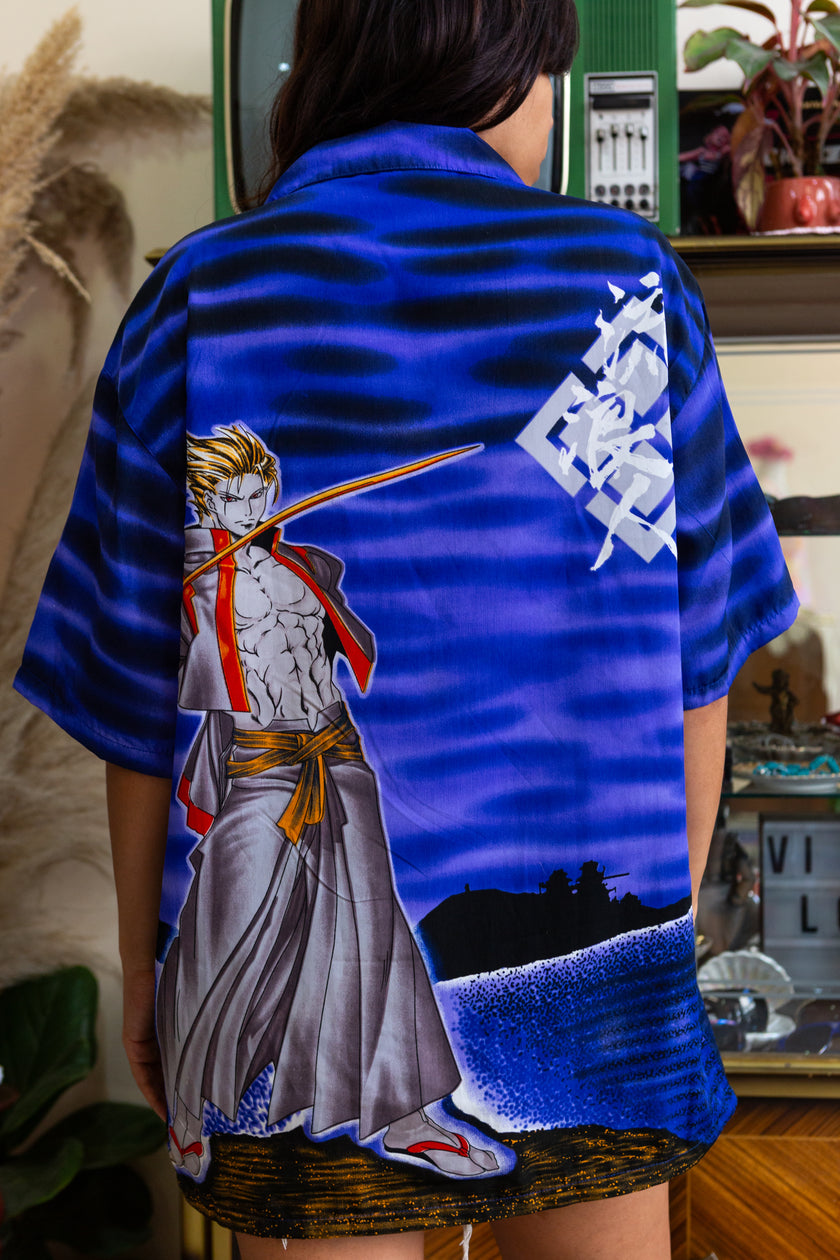 Samurai Storm Vintage Anime Shirt
