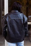 Vintage leather motorcycle jacket (XL)