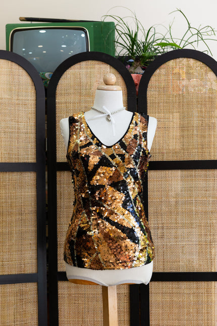 Super hot sequin top