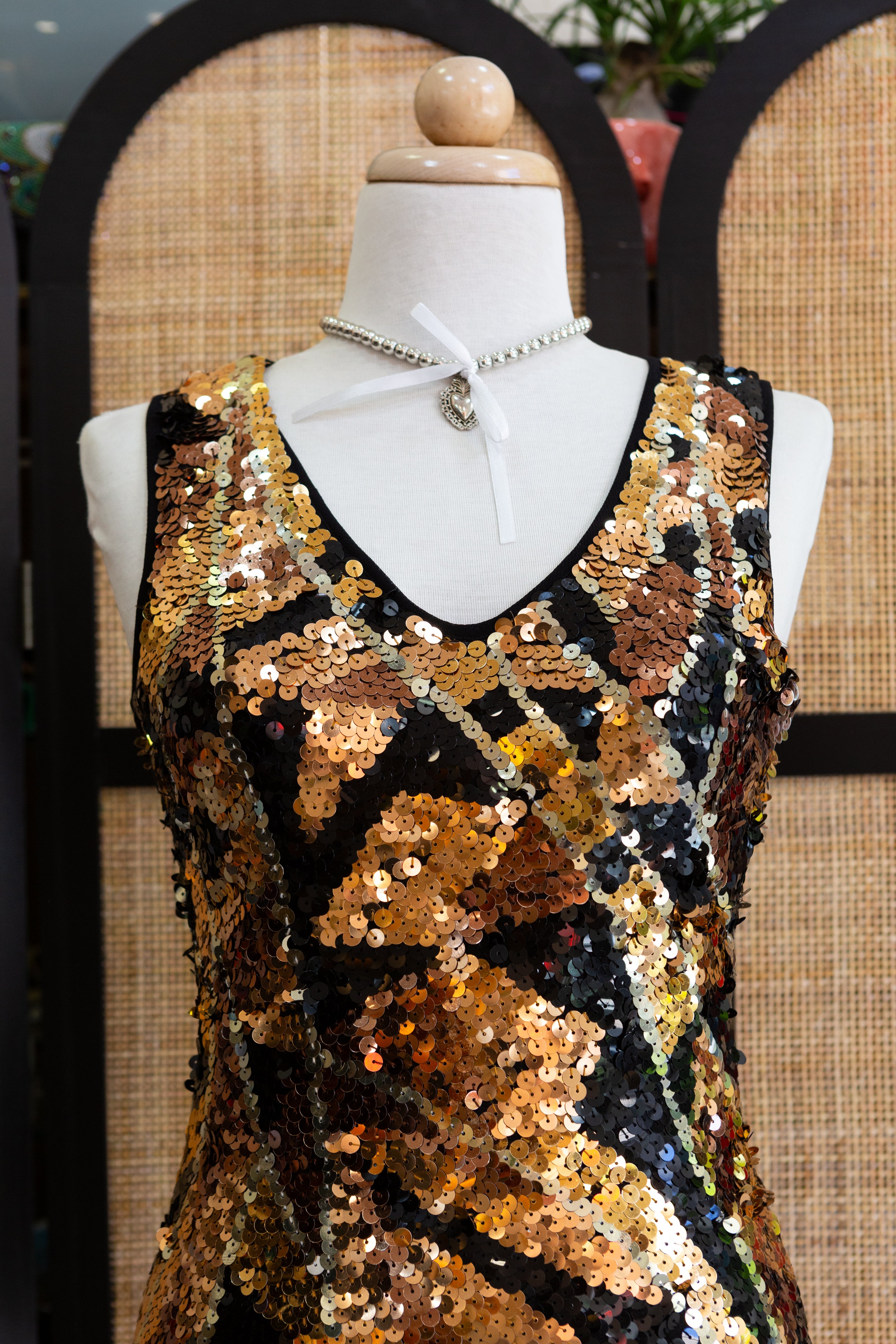 Super hot sequin top