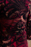 Super hot vintage mesh abstract patterned dress