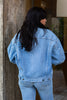 Quarry jean jacket with fur lining