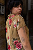 Vintage 90s Rose Print shirt