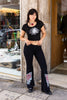 Super hot deadstock Y2K low waisted  flare strechy pants