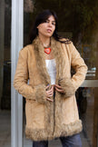 Super hot Y2K faux afghan coat (M/L)
