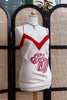 Vintage deadstock Cinema 100% silk top
