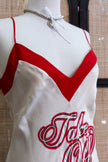 Vintage deadstock Cinema 100% silk top