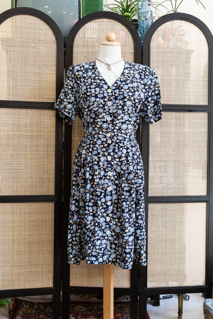 Beautiful floral button up dress