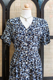 Beautiful floral button up dress