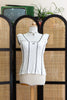 Super cute white romantic top