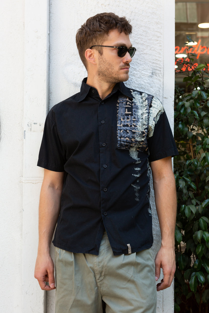 Vintage Men’s abstract print shirt