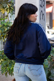 Adidas dark blue zip up jacket