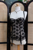 Lacy lingerie corset top