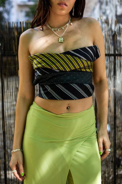 Stunning Cosette up-cycled tie top