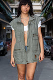 Khaki Mens fisherman’s vest