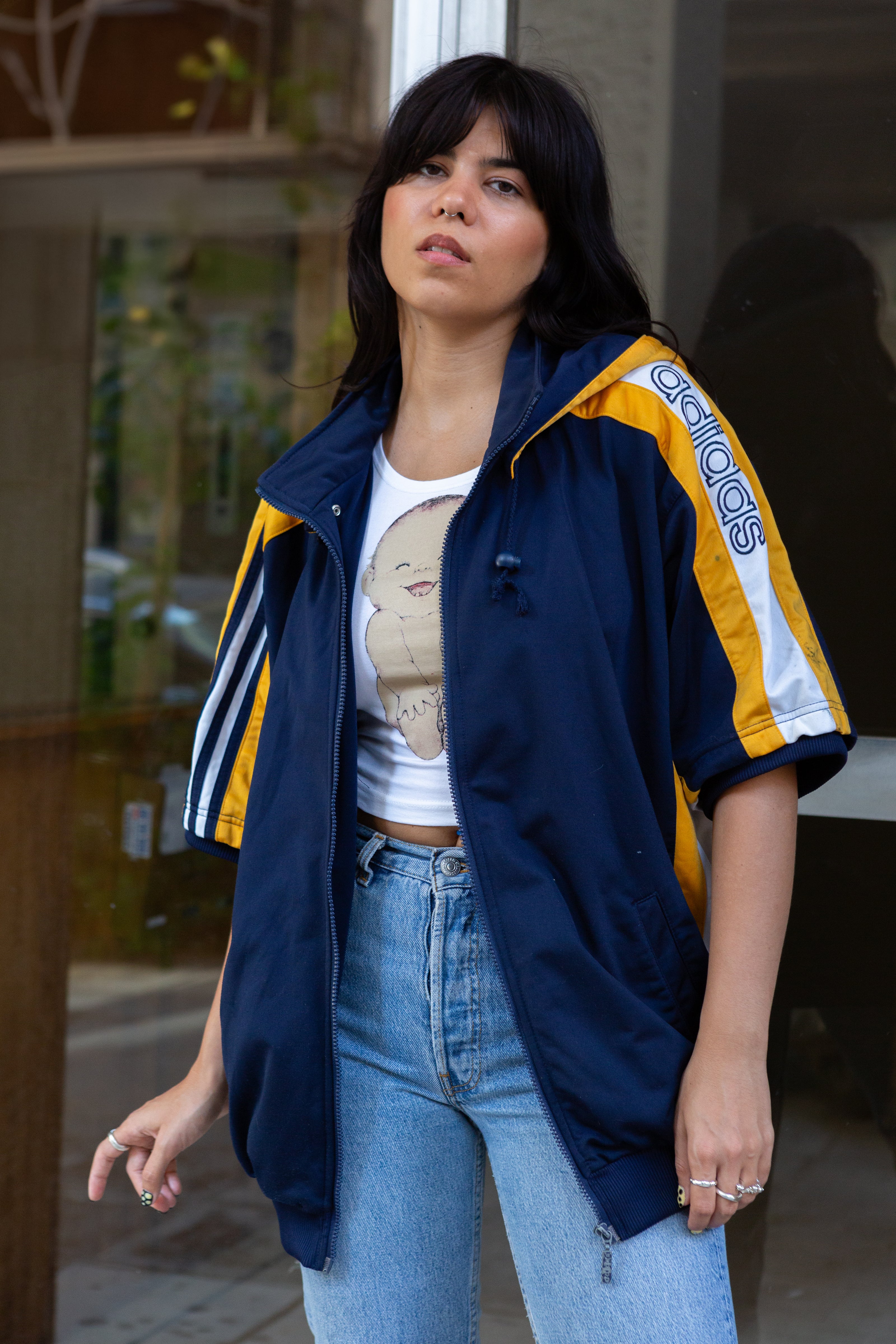Adidas short-sleeved jacket