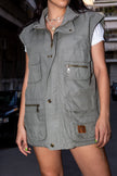 Khaki Mens fisherman’s vest