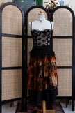 Vintage Boho Tiered Maxi Skirt