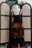 Vintage Boho Tiered Maxi Skirt