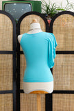 Unique Y2K top with one sleeve