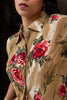 Vintage 90s Rose Print shirt