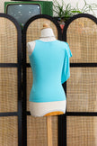 Unique Y2K top with one sleeve