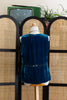 Vintage silk velvet top with bead detailing