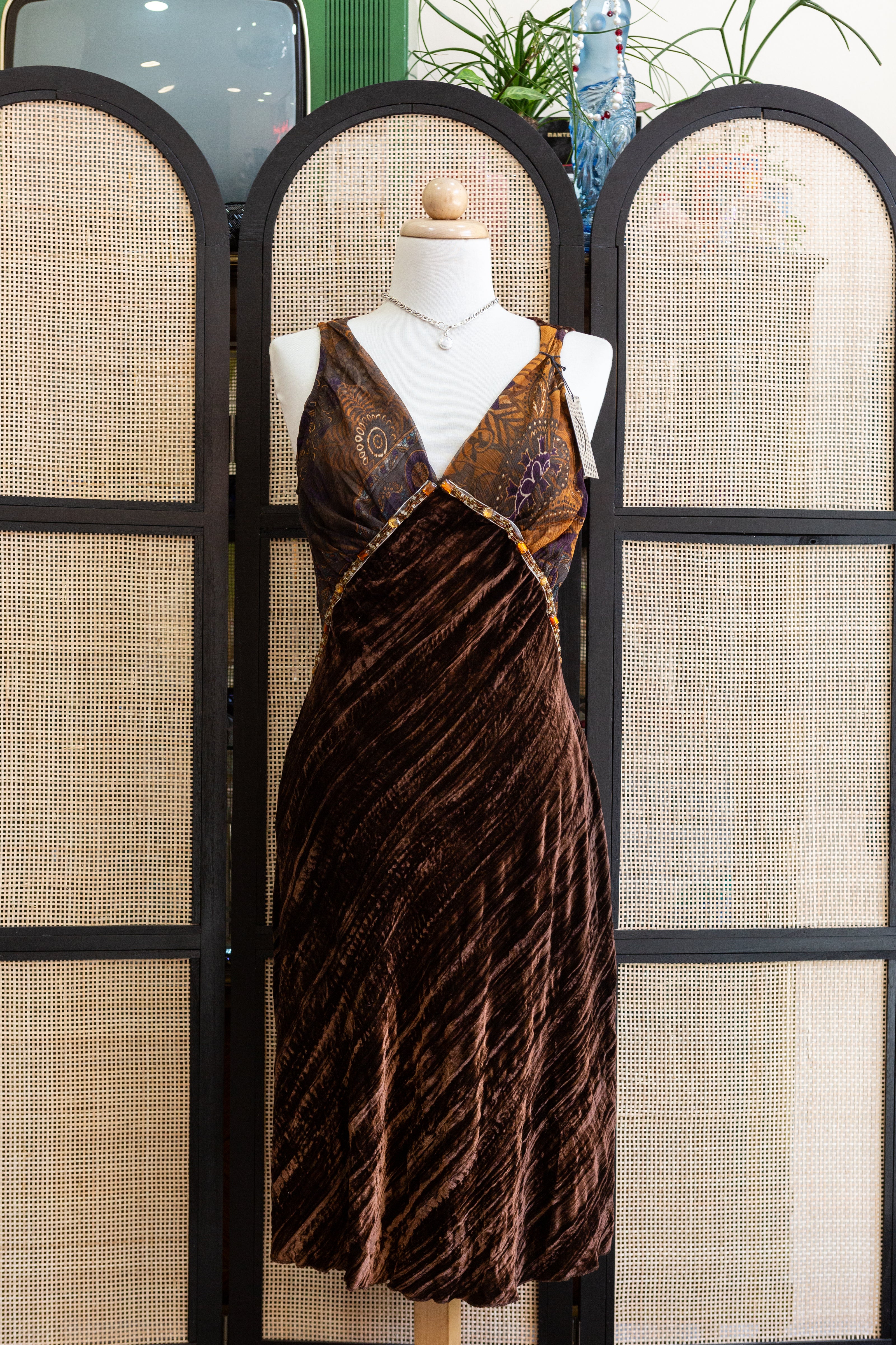 DIVA TREND Deadstock velvet dress (new with tags)