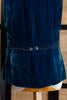 Vintage silk velvet top with bead detailing