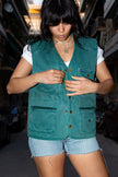 Green Men’s fisherman’s vest