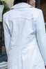 Classic white faux leather jacket (S/M)