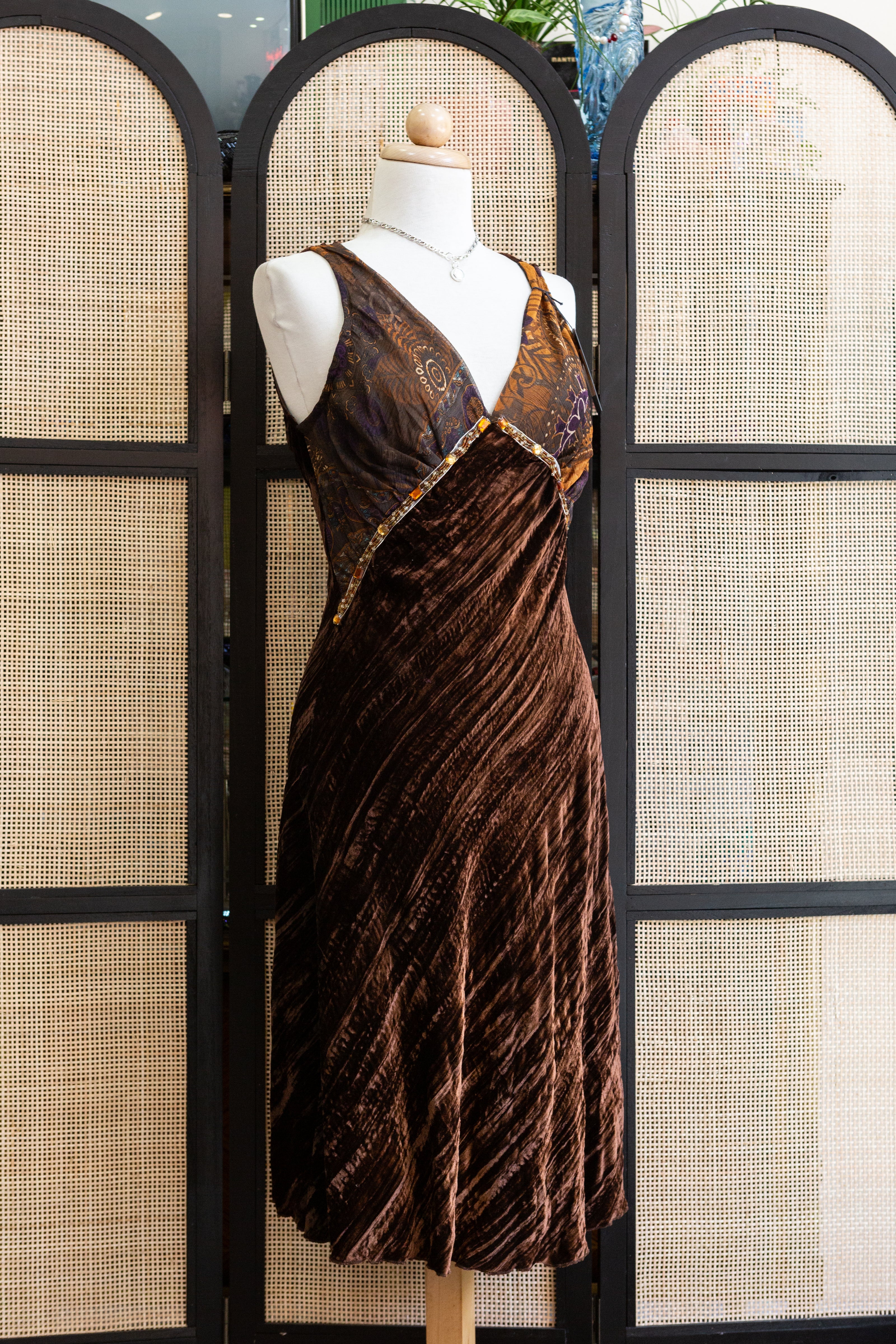 DIVA TREND Deadstock velvet dress (new with tags)