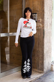 Makako graphic longsleeve top