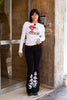 Makako graphic longsleeve top