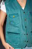 Green Men’s fisherman’s vest
