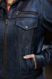 Vintage genuine leather jacket