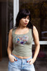 Vintage floral tank top (S/L)