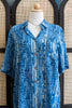Funky patterned button up dress