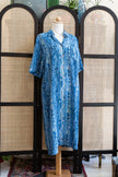 Funky patterned button up dress