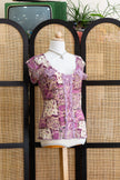 Romantic lacy top with embroidered detailing