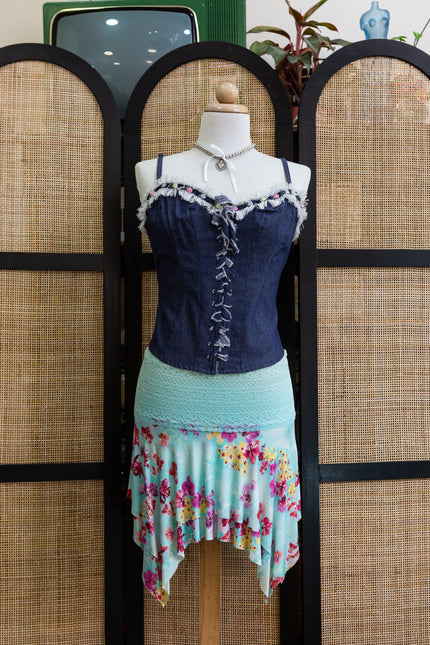 Deadstock Cinema denim corset