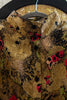 Bold Vintage Abstract Floral Print with shoulder pads