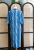 Funky patterned button up dress